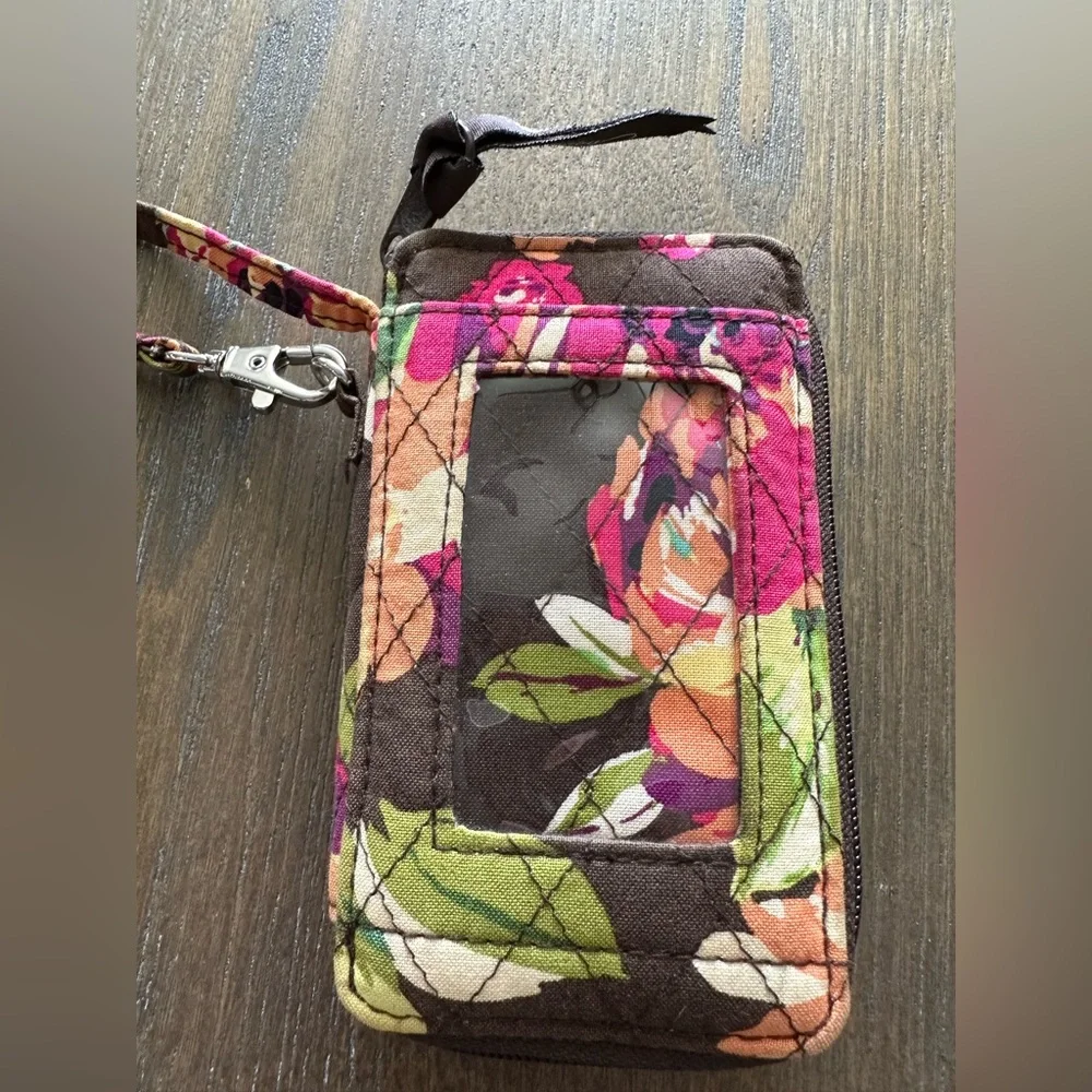 Vera Bradley‎ wristlet wallet Brown Floral - Picture 5 of 13